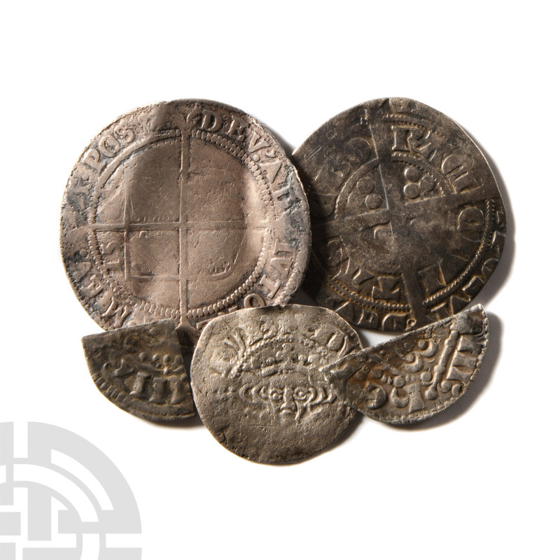 English Medieval Coins - Medieval to Tudor - Mixed AR Coin Group [6]
12th-16th ...