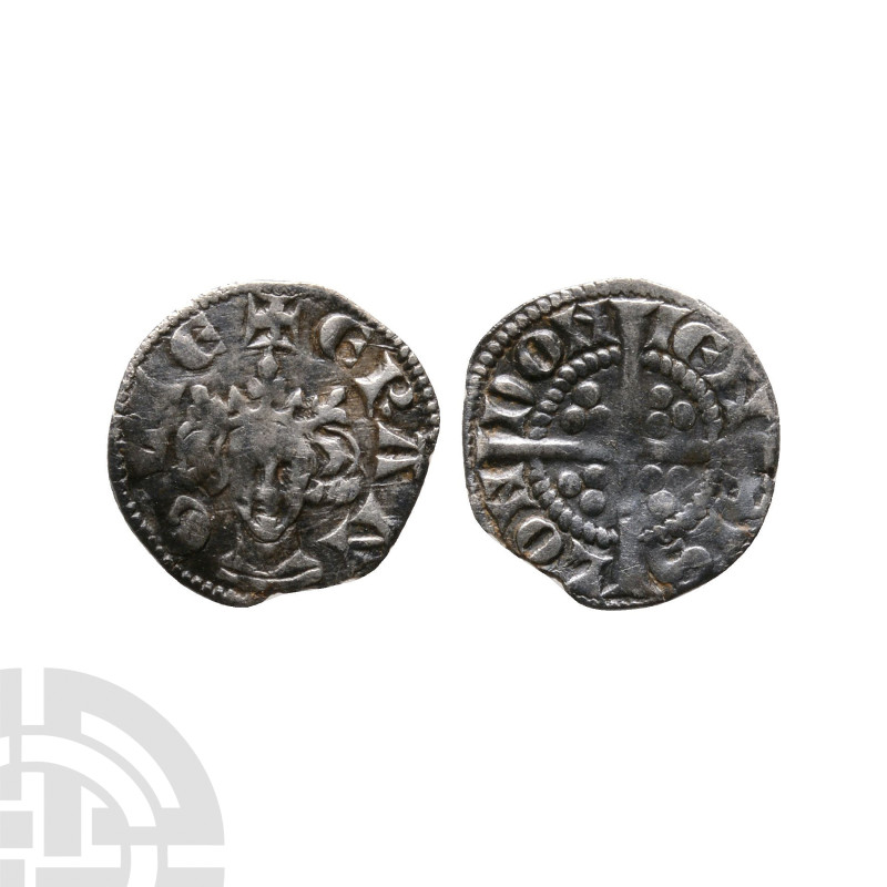 English Medieval Coins - Edward I - London - AR Farthing
1279-1307 A.D. New coi...