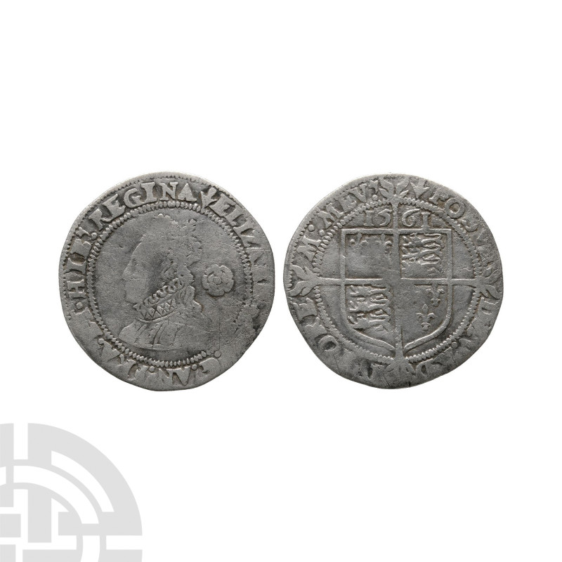 Tudor to Stuart Coins - Elizabeth I - 1561 - AR Threepence
1561 A.D. Third/four...