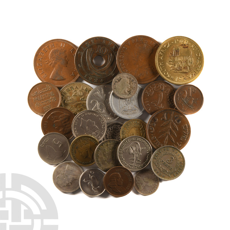 World Coins - Africa - Mixed Issues Coin Group [25]
1896-1977 A.D. Group compri...