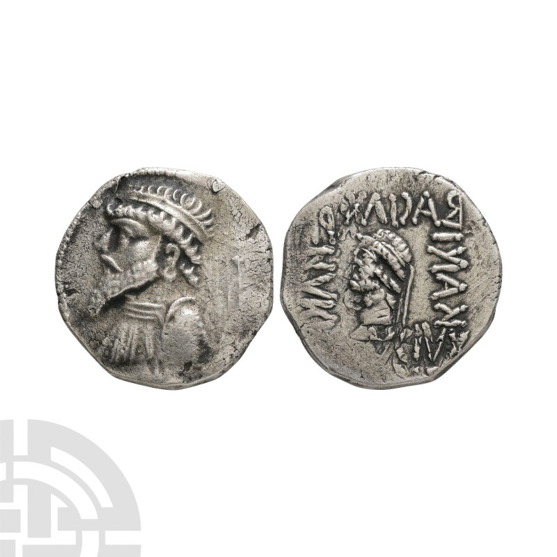 World Coins - Kings of Elymais - Kamnaskires V - Portrait AR Tetradrachm
54-32 ...