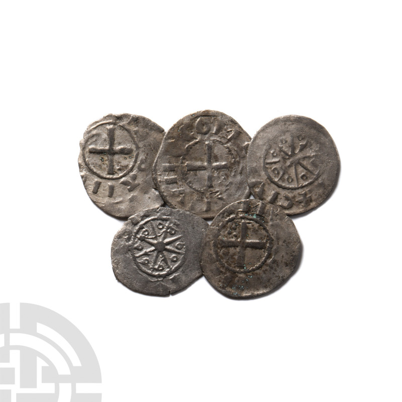 World Coins - Crusader Issues - Tripoli - Tripoli III Hoard Billon Denier Group ...