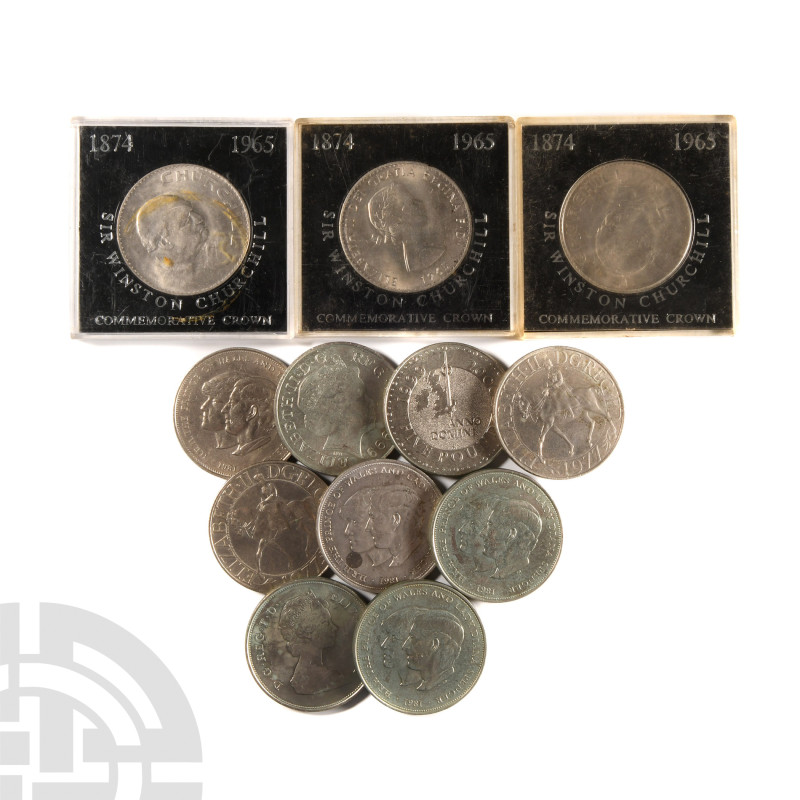 Commemorative Medals - Queen Elizabeth II - Commemorative Crown Group [12]
1965...