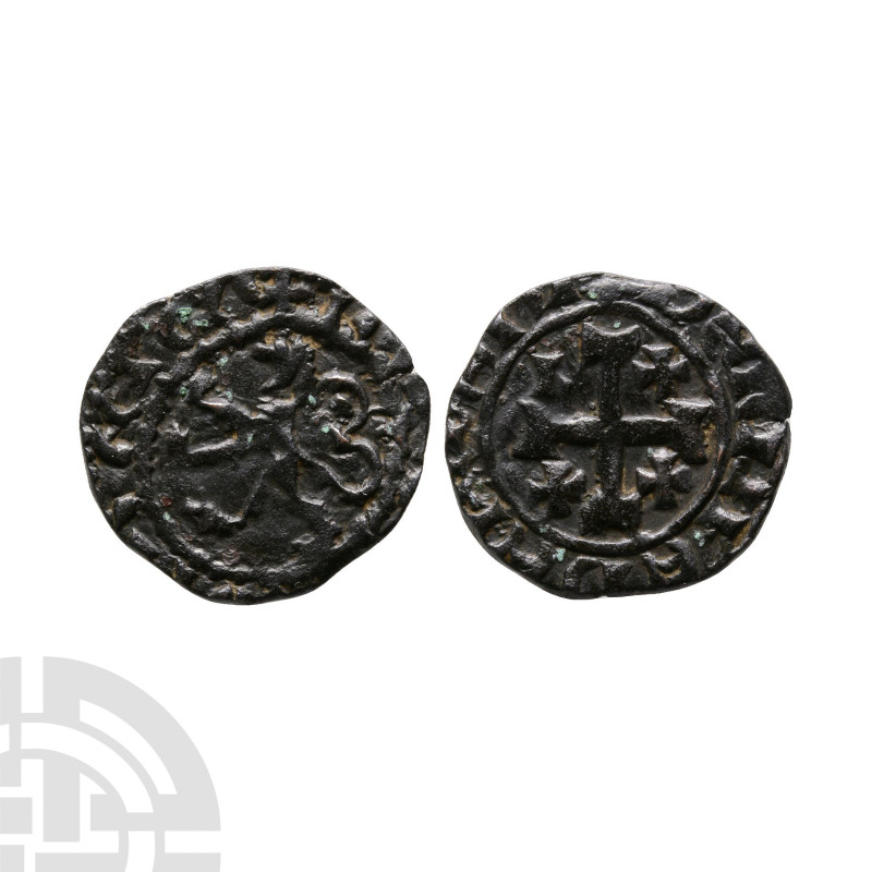 World Coins - Crusader Issues - Lusignan Kingdom of Cyprus - James II - AE Sezin...