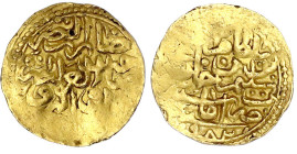 Ausländische Goldmünzen und -medaillen

Ägypten

Murad, 1574-1595 (AH 982-1003)

Altin AH 982 = 1574 Misr. 3,41 g. schön/sehr schön, Prägeschwäc...
