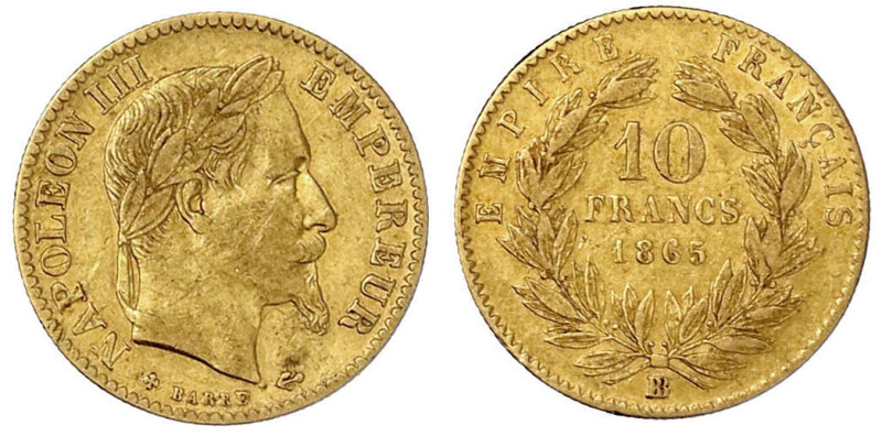 Ausländische Goldmünzen und -medaillen

Frankreich

Napoleon III., 1852-1870...