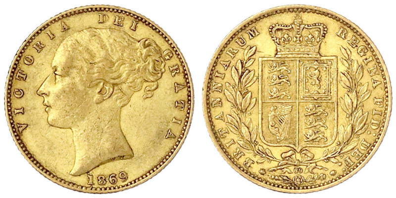 Ausländische Goldmünzen und -medaillen

Grossbritannien

Victoria, 1837-1901...