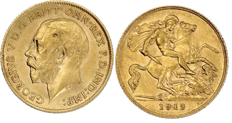 Ausländische Goldmünzen und -medaillen

Grossbritannien

Georg V., 1910-1936...