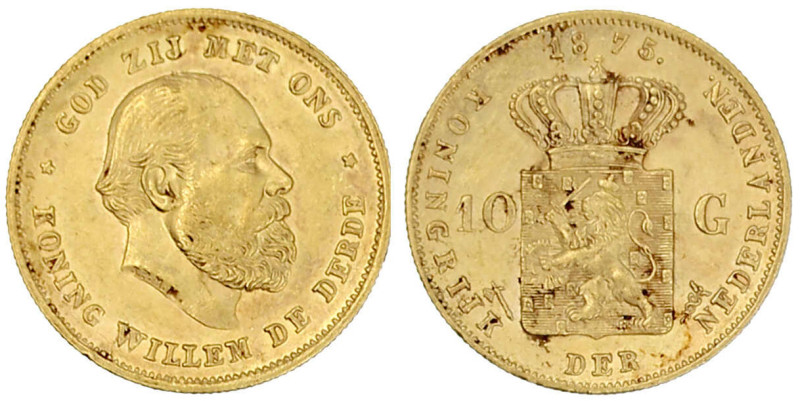 Ausländische Goldmünzen und -medaillen

Niederlande

Willem III., 1849-1890...