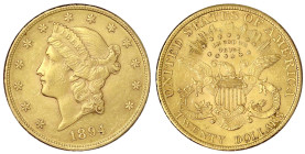 Ausländische Goldmünzen und -medaillen

Vereinigte Staaten von Amerika

Unabhängigkeit, seit 1776

20 Dollars 1894, Philadelphia. Coroned Head. ...