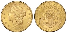 Ausländische Goldmünzen und -medaillen

Vereinigte Staaten von Amerika

Unabhängigkeit, seit 1776

20 Dollars 1904 S, San Francisco. Coroned Hea...
