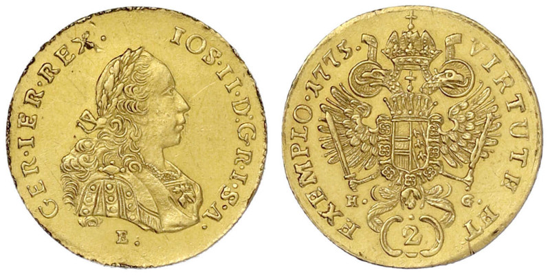 Gold der Habsburger Erblande und Österreichs

Haus Habsburg

Josef II. als M...