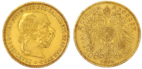 Gold der Habsburger Erblande und Österreichs

Haus Habsburg

Franz Joseph I., 1848-1916

10 Kronen 1905. 3,39 g. 900/1000. sehr schön/vorzüglich...