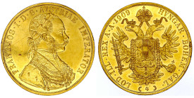 Gold der Habsburger Erblande und Österreichs

Haus Habsburg

Franz Joseph I., 1848-1916

4 Dukaten 1909. 13,97 g. 986/1000. vorzüglich, Kratzer,...