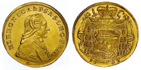 Gold der Habsburger Erblande und Österreichs

Salzburg

Hieronymus Graf von Colloredo, 1772-1803

Dukat 1793 M. 3,49 g. vorzüglich/Stempelglanz,...