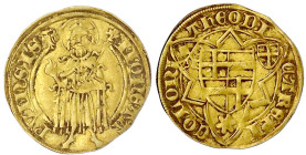 Altdeutsche Goldmünzen und -medaillen

Köln-Erzbistum

Dietrich II. von Moers, 1414-1463

Goldgulden o.J. (um 1415), Bonn. 3,45 g. gutes sehr sc...