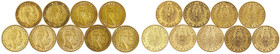 Reichsgoldmünzen

Preußen

Wilhelm I., 1861-1888

9 verschiedene 20 Mark mit A, Berlin: 1877, 1878, 1879, 1881, 1882, 1883, 1884, 1885 und 1886....