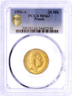 Reichsgoldmünzen

Preußen

Wilhelm II., 1888-1918

20 Mark 1906 A. Im PCGS-Blister mit Grading MS 63. Jaeger 252.