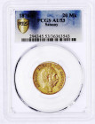 Reichsgoldmünzen

Sachsen

Albert, 1873-1902

20 Mark 1876 E. Im PCGS-Blister mit Grading AU 53. vorzüglich. Jaeger 262.