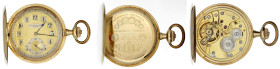 Uhren aus Gold

Taschenuhren

Herrensavonette Gelbgold 585/1000, ab 1909. Hersteller Audemars Freres, Genf. Handaufzug, Staubdeckel Gold. 50 mm; 7...