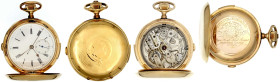 Uhren aus Gold

Taschenuhren

Herrensavonette Gelbgold 750/1000, um 1880. Chronograph, Ankerhemmung mit 32 Steinen. Handaufzug. Stoppuhrfunktion. ...