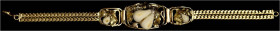 Schmuck und Accessoires aus Gold

Armbänder und Fußkettchen

Jäger-Armband Gelbgold 333/1000. Besetzt mit 4 Grandeln. Länge 19 cm. 21,39 g