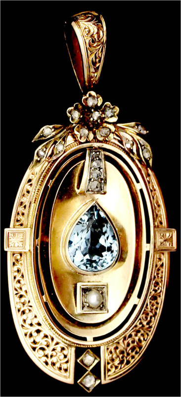 Schmuck und Accessoires aus Gold

Colliers und Halsketten

Alter Anhänger Ro...