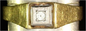 Schmuck und Accessoires aus Gold

Fingerringe

Damenring Gelbgold 585/1000 mit 1 Diamant, ca. 0,05 ct. Ringgröße 20. 3,13 g