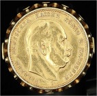 Schmuck und Accessoires aus Gold

Münzschmuck

Preußen 10 Mark 1879 C, gefaßt im schönen 585/1000 Goldring. Geamtgewicht 8,87 g. leichte Tragespur...