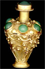 Schmuck und Accessoires aus Gold

Sonstige

Kl. Parfumflakon des 19. Jh. Gelbgold 750/1000 (ungepunzt) mit 7 eingesetzten Smaragden (?). Höhe 38 m...