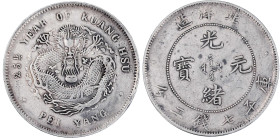 CHINA und Südostasien

China

Qing-Dynastie. De Zong, 1875-1908

Dollar (Yuan) Jahr 25 = 1899. Provinz Chihli (Pei Yang). 26,73 g. sehr schön, k...