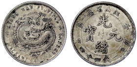 CHINA und Südostasien

China

Qing-Dynastie. De Zong, 1875-1908

20 Cents Jen Yin = 1902 HAH, Provinz Kiangnan. sehr schön/vorzüglich. Lin Gwo M...