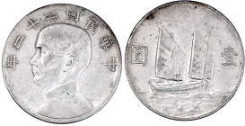 CHINA und Südostasien

China

Republik, 1912-1949

Dollar (Yuan) Jahr 22 = 1933. sehr schön/vorzüglich. Lin Gwo Ming 109. Yeoman 345.