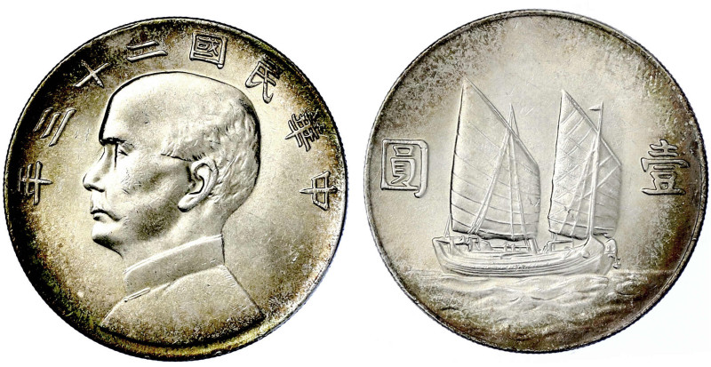 CHINA und Südostasien

China

Republik, 1912-1949

Dollar (Yuan) Jahr 23 =...