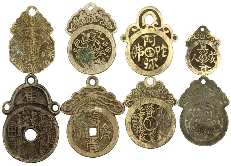 CHINA und Südostasien

China

Amulette

8 div. Bronzeguss-Rundamulette der...