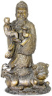 CHINA und Südostasien

China

Varia

Bronzeskulptur des Gottes Fu mit Kind auf einem Löwen. Höhe 30 cm. Fu steht personalisiert für den Gouverne...