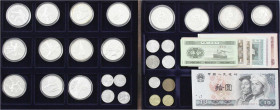 CHINA und Südostasien

China

Lots der Volksrepublik China

Holzschatulle mit 15 Silbergedenkmünzen aus 1990 bis 2005. 11 versch. 10 Yuan mit Sp...