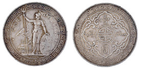 CHINA und Südostasien

Grossbritannien

Tradedollars

Tradedollar 1898 B. sehr schön/vorzüglich, kl. Randfehler. Krause/Mishler T5.