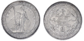 CHINA und Südostasien

Grossbritannien

Tradedollars

Tradedollar 1899 B. vorzüglich, kl. Kratzer und winz. Henkelspur (?) Krause/Mishler T5.