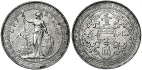 CHINA und Südostasien

Grossbritannien

Tradedollars

Tradedollar 1911 B. sehr schön, min. Randfehler. Krause/Mishler T5.