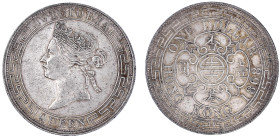 CHINA und Südostasien

Hongkong

Victoria, 1860-1901

Dollar 1868. gutes sehr schön. Krause/Mishler 10.
