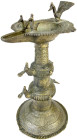 CHINA und Südostasien

Indien

Varia

Messing-Öllampe der Gadata in der Provinz Orissa am Golf v. Bengalen. Höhe 22 cm. kl. Beschädigungen im Ko...