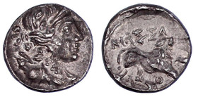Kelten

Gallische Kelten

Massalia

Drachme um 125/90 v. Chr. Artemisbüste r./Löwe r. 2,64 g. vorzüglich/Stempelglanz, Prachtexemplar. Depeyrot ...