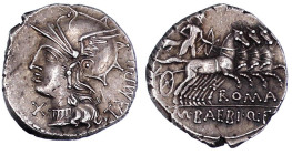 Römische Münzen

Römische Republik

M. Baebius und Q. Tampilus 137 v. Chr

Denar 137 v. Chr. Romakopf l./Apollo in Quadriga. 3,96 g. vorzüglich,...