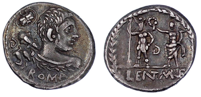 Römische Münzen

Römische Republik

P. Cornelius Lentulus Marcellinus M.F, 1...