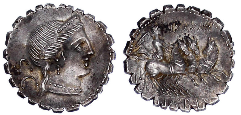 Römische Münzen

Römische Republik

C. Naevius Balbus, 79 v. Chr

Denar Se...