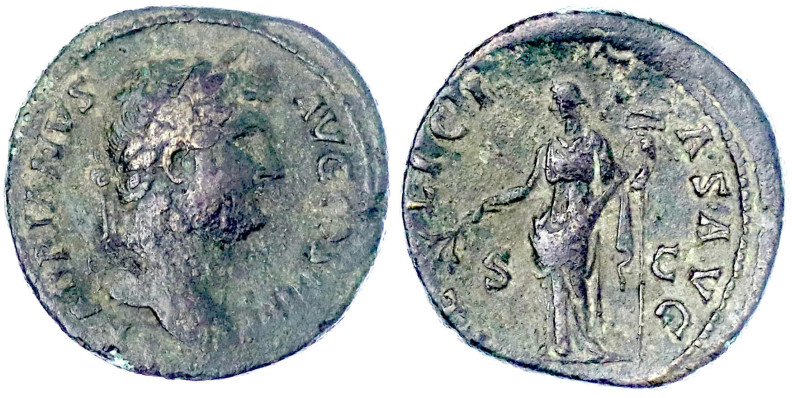 Römische Münzen

Kaiserzeit

Hadrian, 117-138

Sesterz 136. Belorb. Büste ...