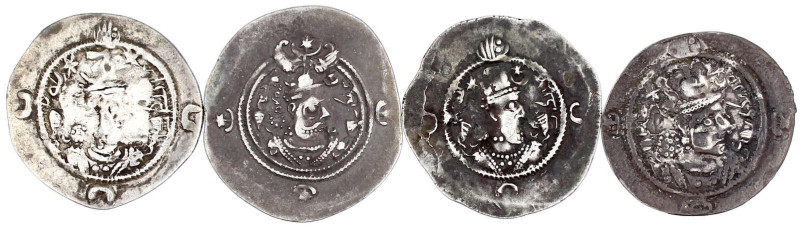 Lots antiker Münzen

Orientalen

4 Drachmen der Sassaniden. meist sehr schön...