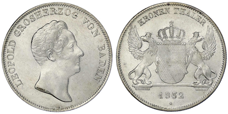 Altdeutsche Münzen und Medaillen

Baden-Durlach

Leopold, 1830-1852

Krone...