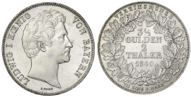 Altdeutsche Münzen und Medaillen

Bayern

Ludwig I., 1825-1848

Doppeltaler 1840. gutes vorzüglich, etwas berieben. Jaeger 64. Thun 73. AKS 73....